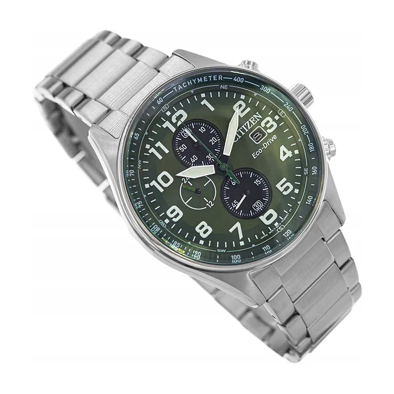 Citizen Eco-Drive Chronograph Blue Dial Men's Watch- CA0770-56X