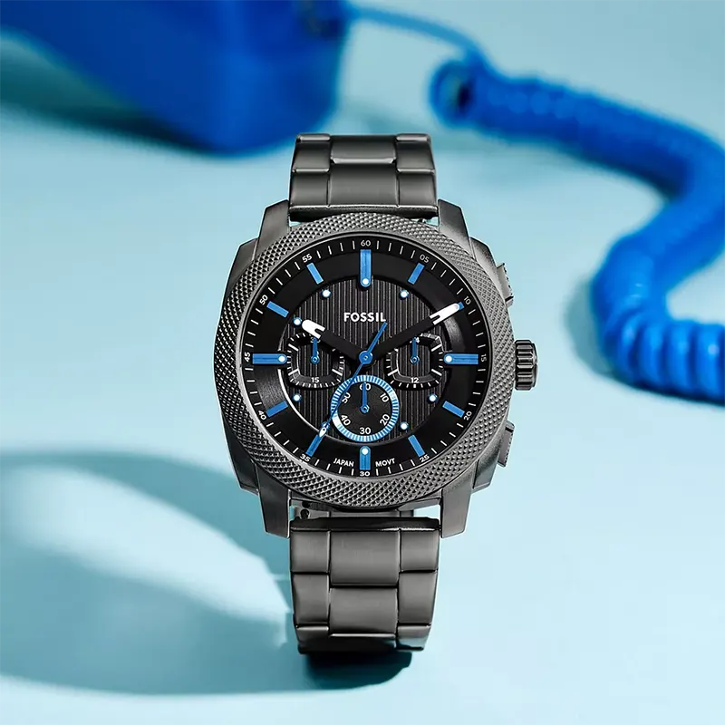 Fossil Machine Chronograph Black Dial Men's Watch- FS6098