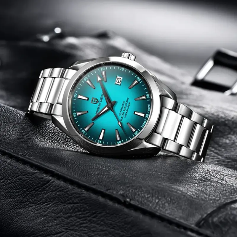 Pagani Design Aqua Terra Vivid Gradient Blue Dial Men's Watch- PD-1688